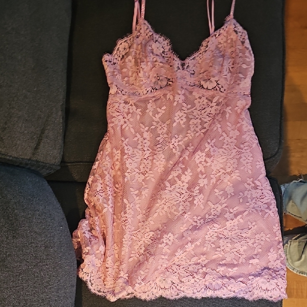 Victoria's Secret Pink Lace Slip